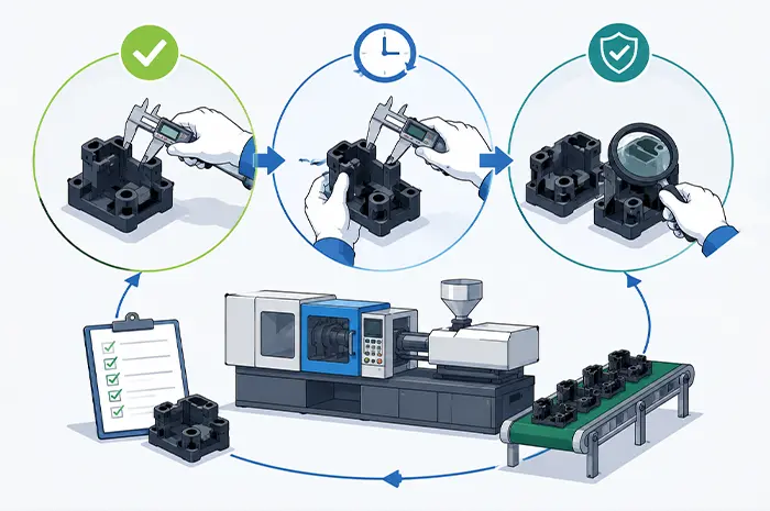 First Article, In-Process & Final Inspection for Injection Molding Part