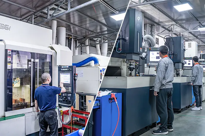 CNC Machining vs EDM in Precision Injection Mold Manufacturing