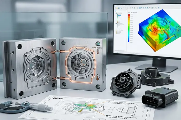PPA Injection Mold Solutions for Automotive & Industrial Parts