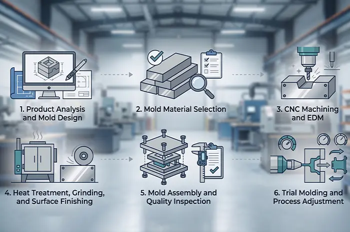 Precision Injection Mold Manufacturing Process Explained