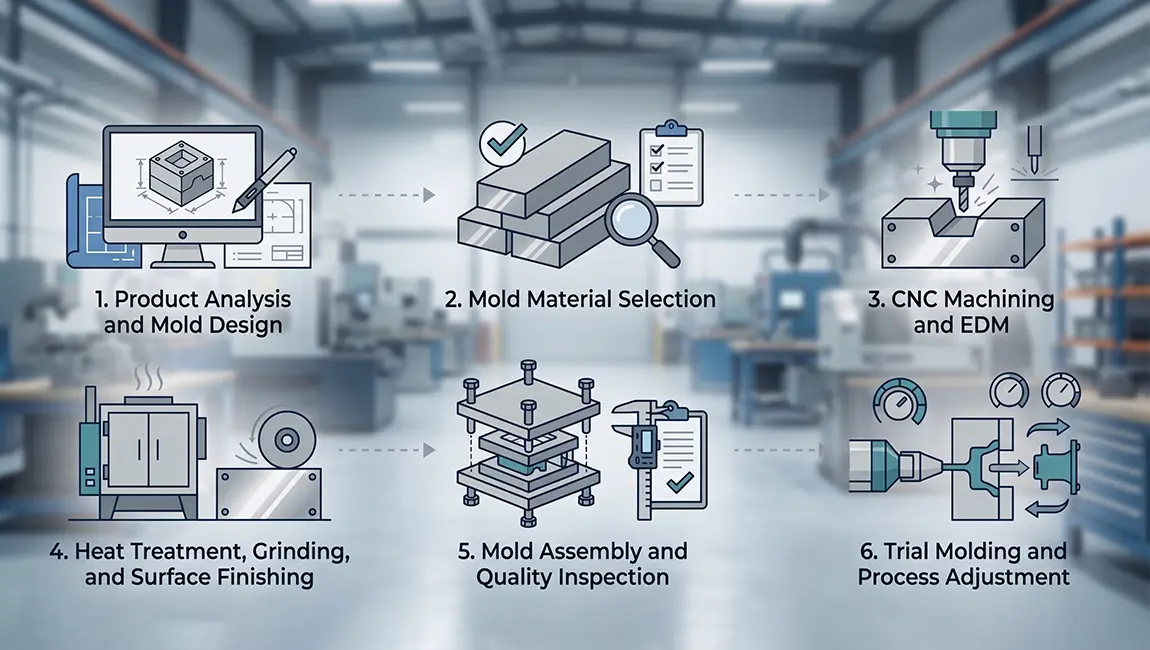 Precision Injection Mold Manufacturing Process Explained-SHD Precision Injection Mold Manufacturing Process Explained-SHD